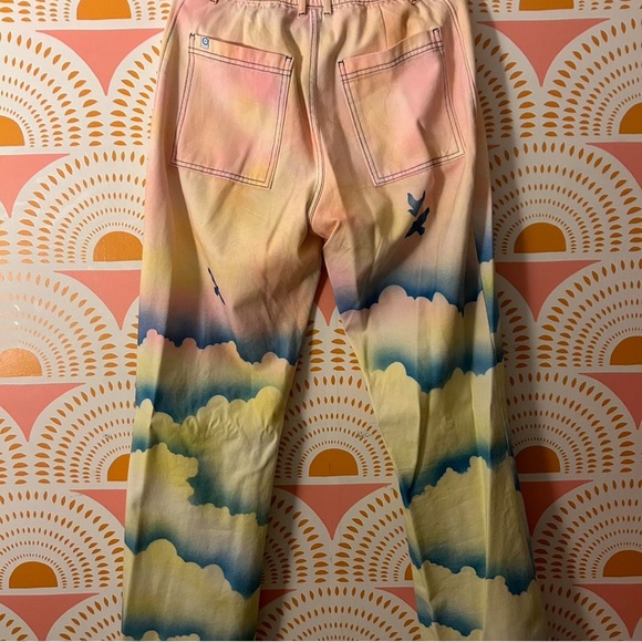 Big bud press rainbow airbrush western pants size small - Picture 3 of 3